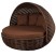 Беседка-кровать плётеная Nestbed с откидным верхом 180 х 180 х 105 см фото Беседка-кровать плётеная Nestbed с откидным верхом 180 х 180 х 105 см фото