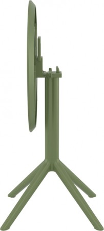 Стол пластиковый складной Siesta Contract Sky Folding Table 60, оливковый фото Стол пластиковый складной Siesta Contract Sky Folding Table 60, оливковый фото