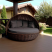 Беседка-кровать плётеная Nestbed с откидным верхом 180 х 180 х 105 см фото Беседка-кровать плётеная Nestbed с откидным верхом 180 х 180 х 105 см фото