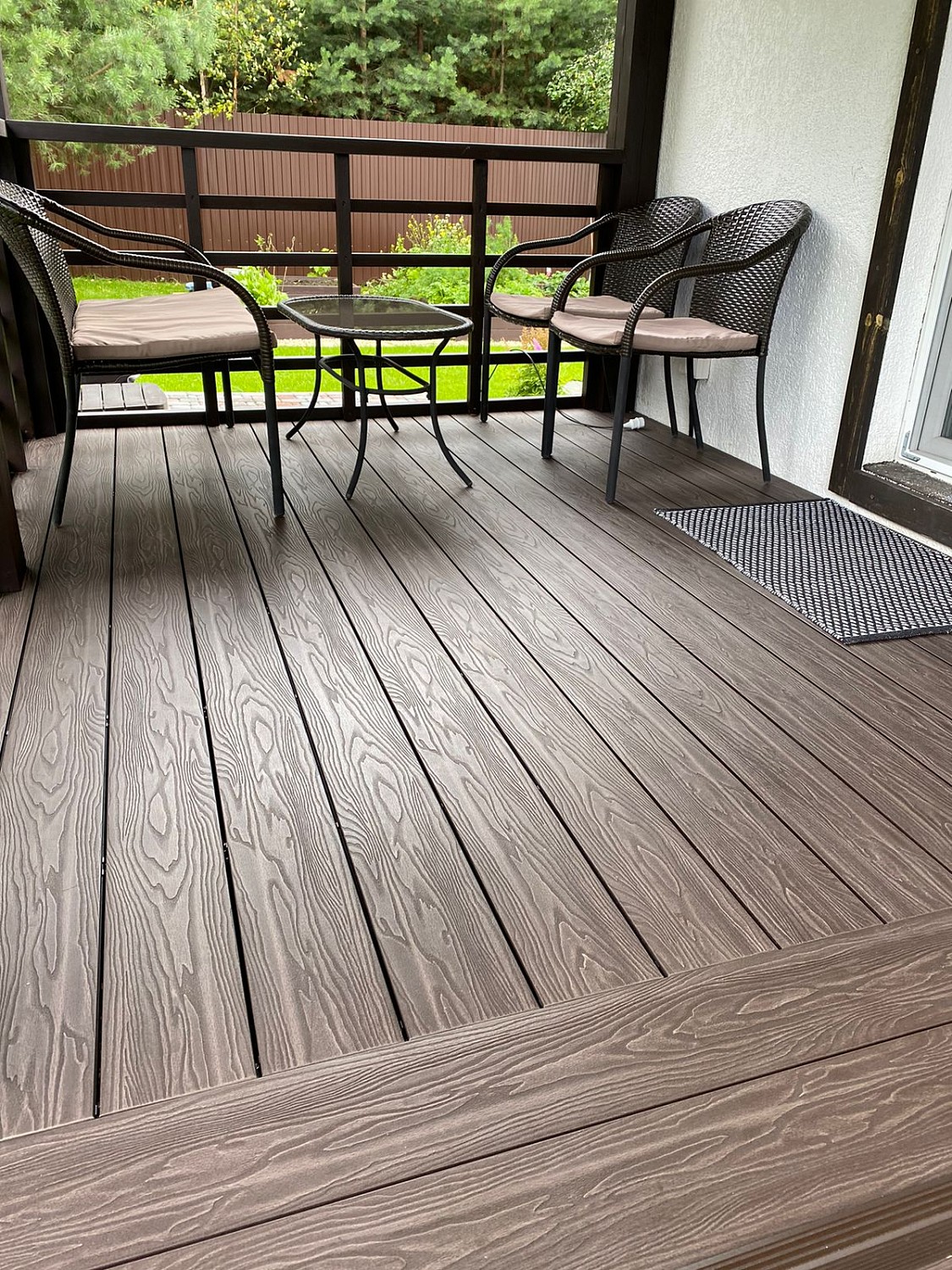 Уютная терраса с террасной доской Talver Wood