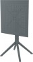 Стол пластиковый складной Siesta Contract Sky Folding Table 60, темно-серый фото