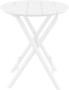 Стол пластиковый складной Siesta Contract Helen Folding Table ⌀60, белый фото