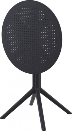 Стол пластиковый складной Siesta Contract Sky Folding Table Ø60, черный фото