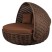 Беседка-кровать плётеная Nestbed с откидным верхом 180 х 180 х 105 см фото Беседка-кровать плётеная Nestbed с откидным верхом 180 х 180 х 105 см фото
