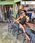 Стул пластиковый барный Siesta Contract Air Bar 75, темно-серый фото