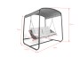 Плетеный подвесной диван Sky Bed Lite 155 х 185 х 195 см фото Плетеный подвесной диван Sky Bed Lite 155 х 185 х 195 см фото
