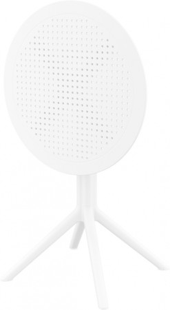 Стол пластиковый складной Siesta Contract Sky Folding Table 60, белый фото