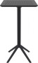 Стол пластиковый барный складной Siesta Contract Sky Folding Bar Table 60, черный фото