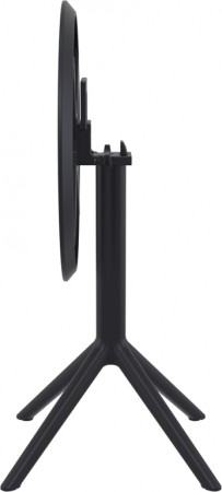 Стол пластиковый складной Siesta Contract Sky Folding Table Ø60, черный фото