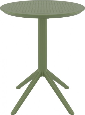 Стол пластиковый складной Siesta Contract Sky Folding Table 60, оливковый фото Стол пластиковый складной Siesta Contract Sky Folding Table 60, оливковый фото