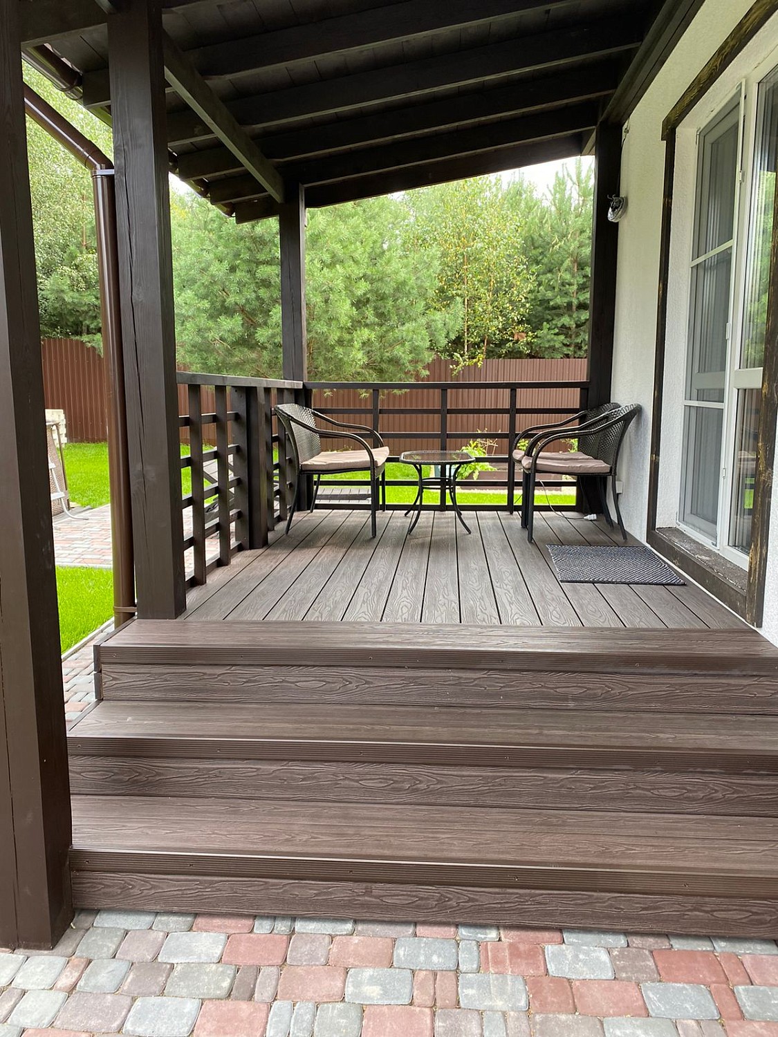 Уютная терраса с террасной доской Talver Wood