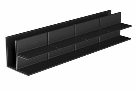 Средняя грядка из ДПК 3*1м  h 225мм NauticPrime (пластиковые углы), венге