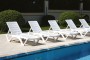 Шезлонг-лежак пластиковый Siesta Garden Aqua фото