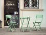 Стол пластиковый складной Siesta Contract Helen Folding Table Ø60, опаловый зеленый фото
