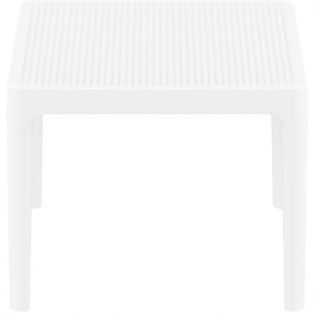 Столик пластиковый журнальный Siesta Contract Sky Side Table, белый фото