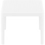 Столик пластиковый журнальный Siesta Contract Sky Side Table, белый фото