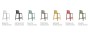 Стул пластиковый полубарный Nardi Net Stool Mini, ментоловый фото