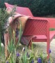 Диван пластиковый Nardi Net Bench коралловый фото