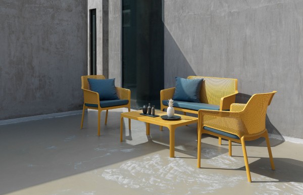 Подушка для дивана Nardi Net Bench, деним фото Подушка для дивана Nardi Net Bench, деним фото