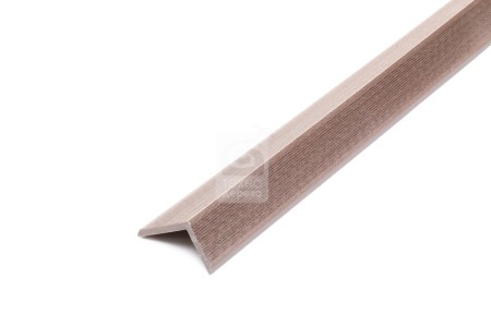 Уголок   AISTONE 46*66*4000мм из МПК (микровельвет) шоколад, за м.пог