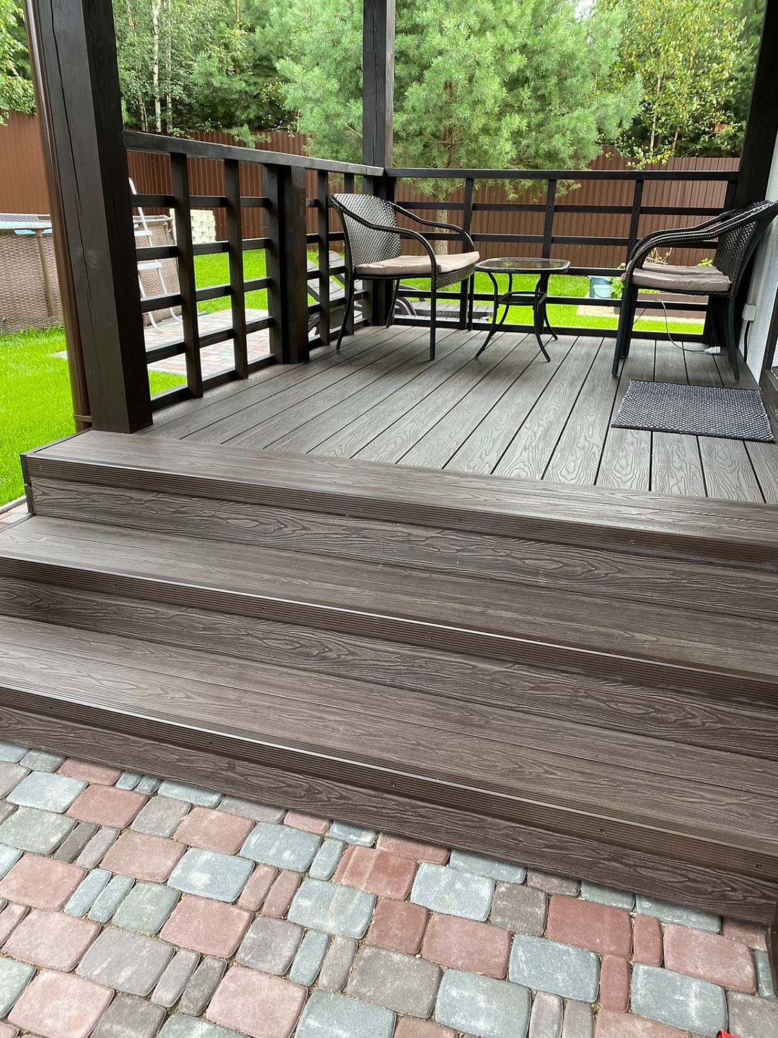 Уютная терраса с террасной доской Talver Wood