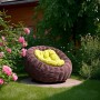 Плетеное кресло Nest 80х120 см DeckWOOD фото Плетеное кресло Nest 80х120 см DeckWOOD фото