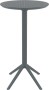 Стол пластиковый барный складной Siesta Contract Sky Folding Bar Table 60, темно-серый фото