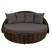 Беседка-кровать плётеная Nestbed с откидным верхом 180 х 180 х 105 см фото Беседка-кровать плётеная Nestbed с откидным верхом 180 х 180 х 105 см фото