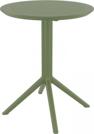 Стол пластиковый складной Siesta Contract Sky Folding Table 60, оливковый фото Стол пластиковый складной Siesta Contract Sky Folding Table 60, оливковый фото