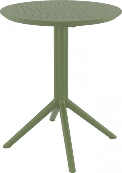 Стол пластиковый складной Siesta Contract Sky Folding Table 60, оливковый фото Стол пластиковый складной Siesta Contract Sky Folding Table 60, оливковый фото