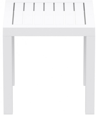 Столик пластиковый для лежака Siesta Contract Ocean Side Table, белый фото