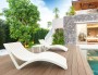 Шезлонг-лежак пластиковый Siesta Contract Slim, белый фото Шезлонг-лежак пластиковый Siesta Contract Slim, белый фото