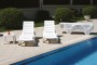 Шезлонг-лежак пластиковый Siesta Garden Aqua фото
