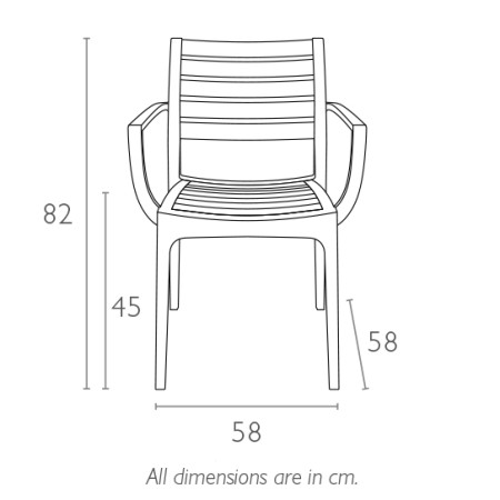 Кресло пластиковое Siesta Contract Artemis фото