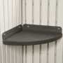 Полка угловая для сарая WoodLook 32,7*30,5 см фото