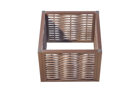 Плетеные клумбы DeckWOOD коричневый фото Плетеные клумбы DeckWOOD коричневый фото