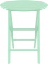 Стол пластиковый складной Siesta Contract Helen Folding Table Ø60, опаловый зеленый фото