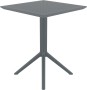 Стол пластиковый складной Siesta Contract Sky Folding Table 60, темно-серый фото