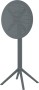 Стол пластиковый барный складной Siesta Contract Sky Folding Bar Table 60, темно-серый фото