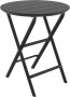 Стол пластиковый складной Siesta Contract Helen Folding Table Ø60, черный фото