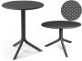 Стол пластиковый обеденный Nardi Step + Step Mini, антрацит фото Стол пластиковый обеденный Nardi Step + Step Mini, антрацит фото