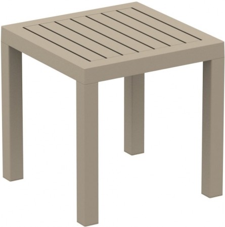 Столик пластиковый для лежака Siesta Contract Ocean Side Table, бежевый фото