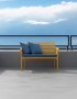 Диван пластиковый Nardi Net Bench горчичный фото