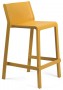 Стул пластиковый полубарный Nardi Trill Stool Mini, горчичный фото