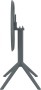 Стол пластиковый складной Siesta Contract Sky Folding Table Ø60, темно-серый фото