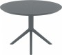 Стол пластиковый Siesta Contract Sky Table Ø105, тесно-серый фото