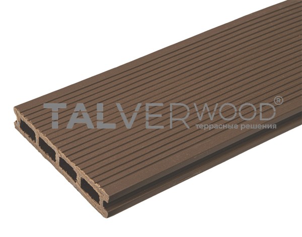 Террасная шовная доска TalverWood 150*25*4000 венги