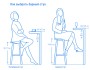 Стул пластиковый полубарный Nardi Net Stool Mini, ментоловый фото