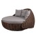 Беседка-кровать плётеная Nestbed с откидным верхом 180 х 180 х 105 см фото Беседка-кровать плётеная Nestbed с откидным верхом 180 х 180 х 105 см фото