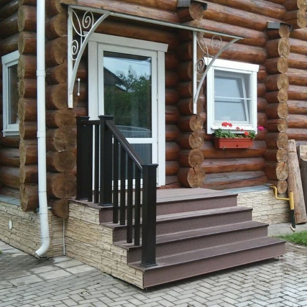 Купить универсальную шовную доску ДПК Holzhof (коричневую) в Екатеринбурге Универсальная шовная доска Holzhof (коричневая)